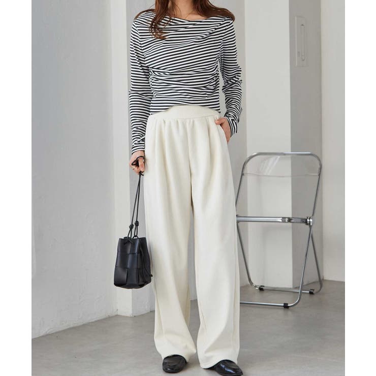 あったか裏ベロアニットコールワイドパンツ | RANAN | 詳細画像15 