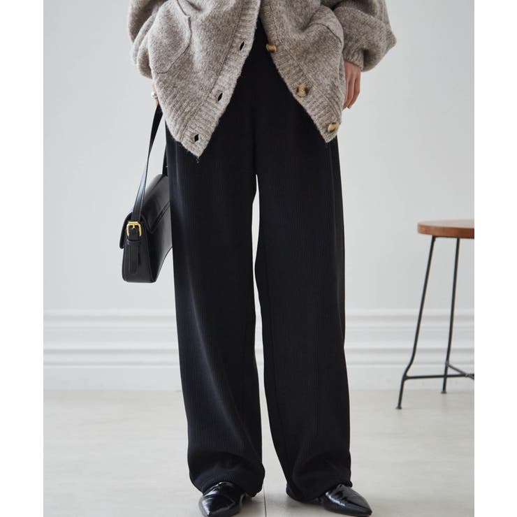 あったか裏ベロアニットコールワイドパンツ | RANAN | 詳細画像18 