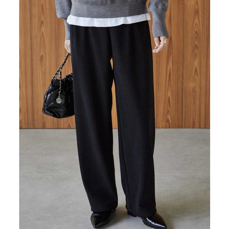 あったか裏ベロアニットコールワイドパンツ | RANAN | 詳細画像19 