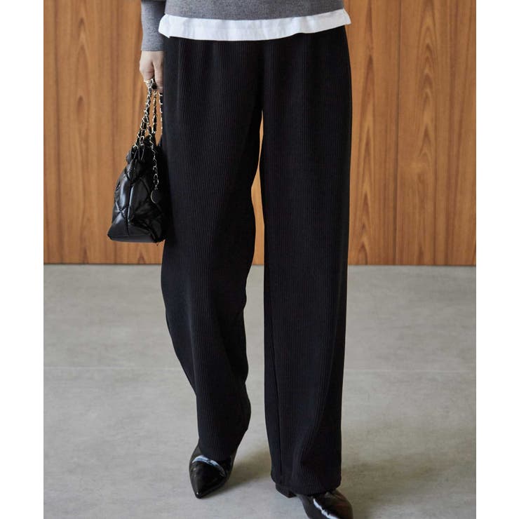 あったか裏ベロアニットコールワイドパンツ | RANAN | 詳細画像20 