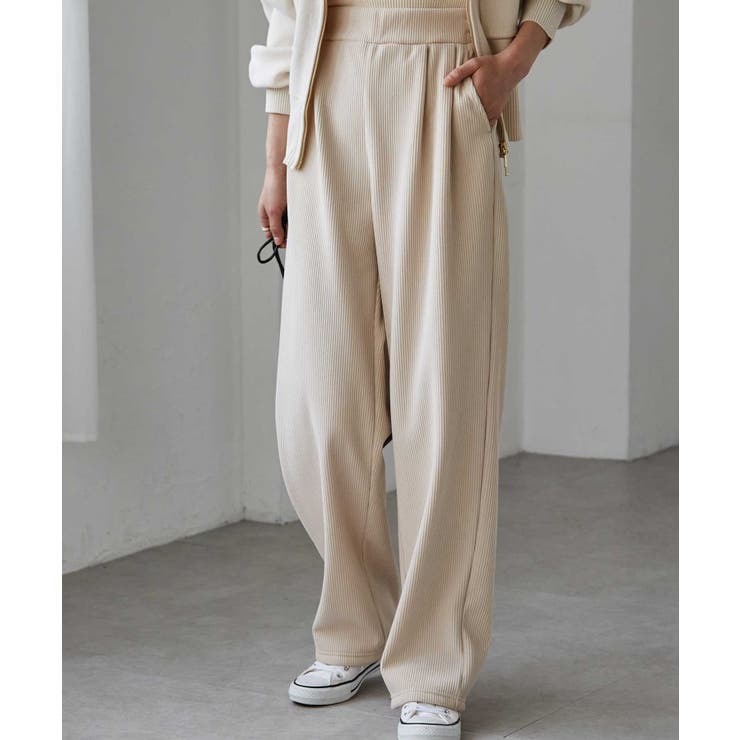 あったか裏ベロアニットコールワイドパンツ | RANAN | 詳細画像24 