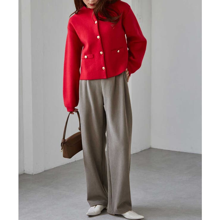 あったか裏ベロアニットコールワイドパンツ | RANAN | 詳細画像5 