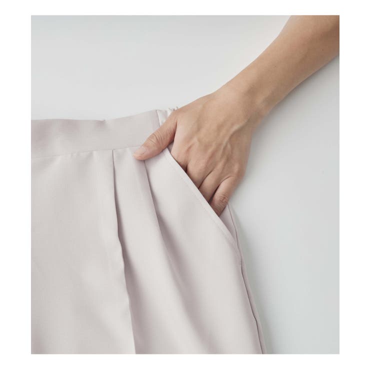 【2点セット】洗える 防シワＶネックペプラムトップステーパードパンツセットアップ | RANAN | 詳細画像31 