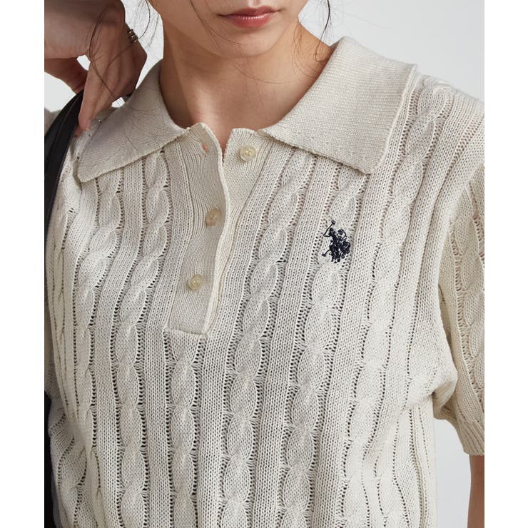 ＜Ｕ．Ｓ．Ｐ＞半袖襟付きニット | RANAN | 詳細画像10 