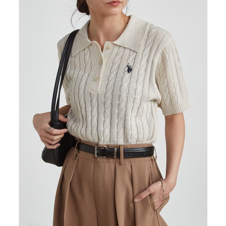 ＜Ｕ．Ｓ．Ｐ＞半袖襟付きニット | RANAN | 詳細画像11 