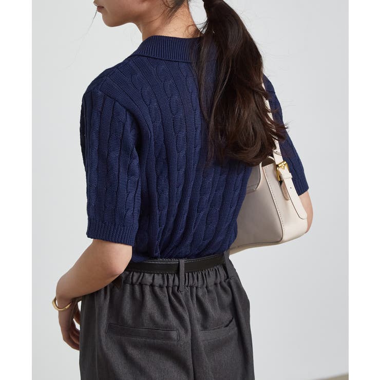 ＜Ｕ．Ｓ．Ｐ＞半袖襟付きニット | RANAN | 詳細画像17 