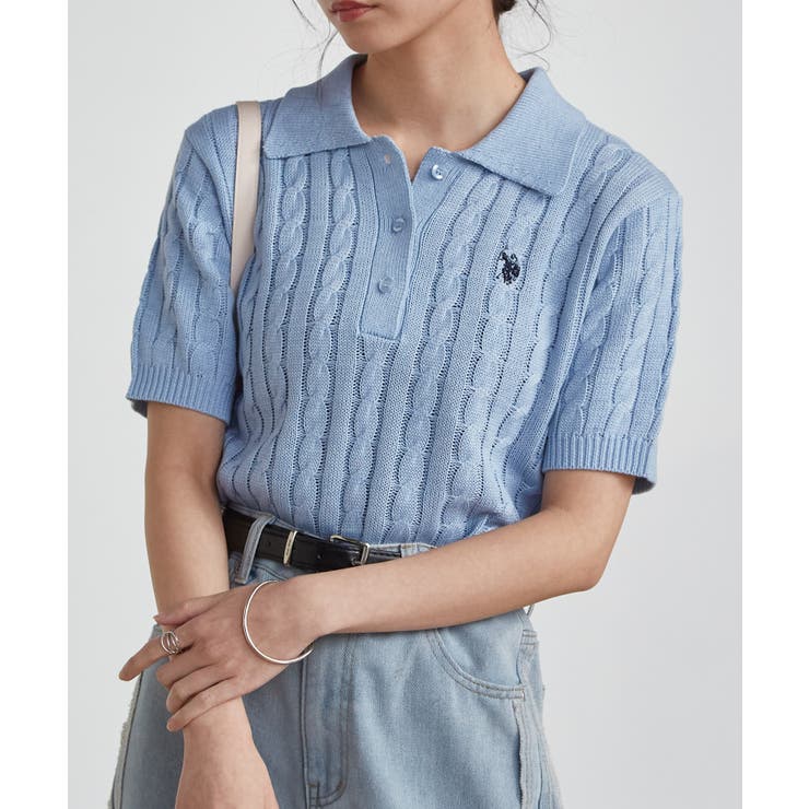 ＜Ｕ．Ｓ．Ｐ＞半袖襟付きニット | RANAN | 詳細画像5 