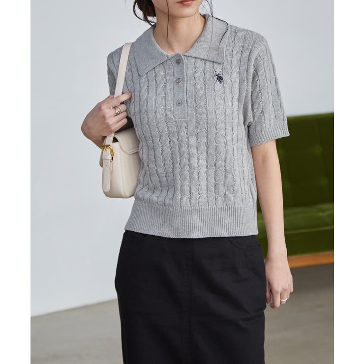 ＜Ｕ．Ｓ．Ｐ＞半袖襟付きニット | RANAN | 詳細画像8 