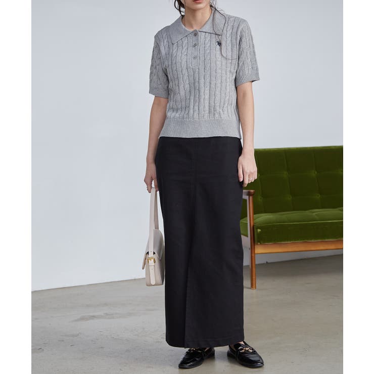 ＜Ｕ．Ｓ．Ｐ＞半袖襟付きニット | RANAN | 詳細画像9 