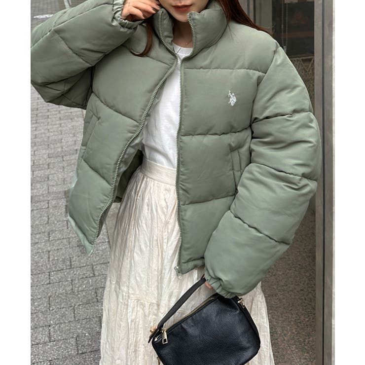 カーキ | ＜Ｕ．Ｓ．Ｐ＞中綿ショートブルゾン | RANAN