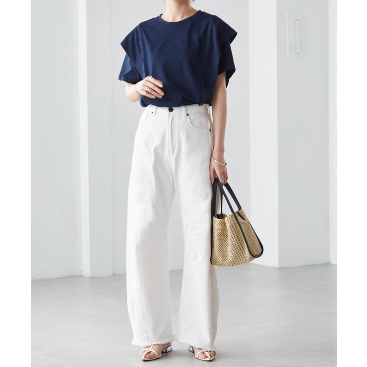 ラッフルショルダーＴシャツ | RANAN | 詳細画像12 