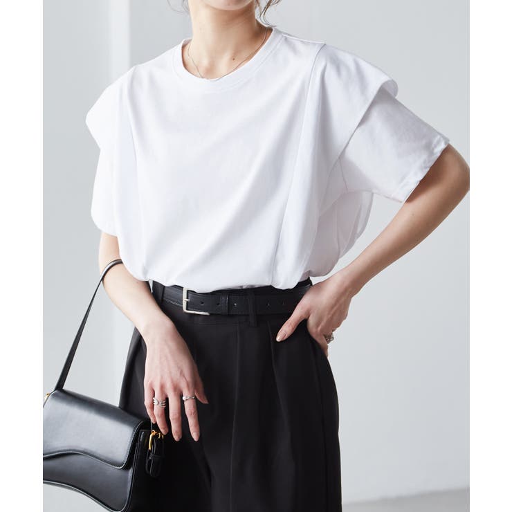 ラッフルショルダーＴシャツ | RANAN | 詳細画像18 