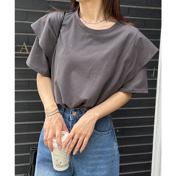 ラッフルショルダーＴシャツ | RANAN | 詳細画像23 