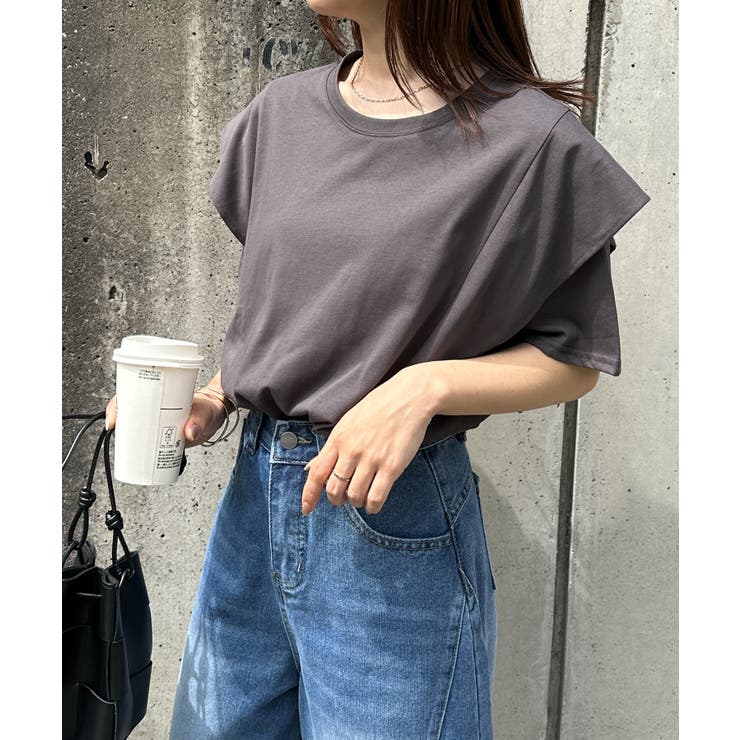 ラッフルショルダーＴシャツ | RANAN | 詳細画像24 