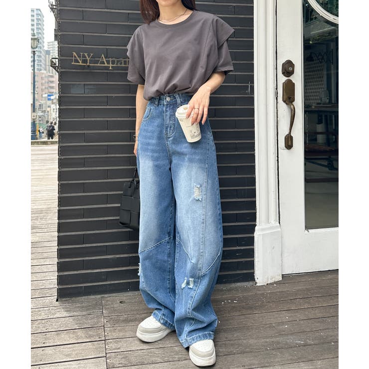 ラッフルショルダーＴシャツ | RANAN | 詳細画像26 