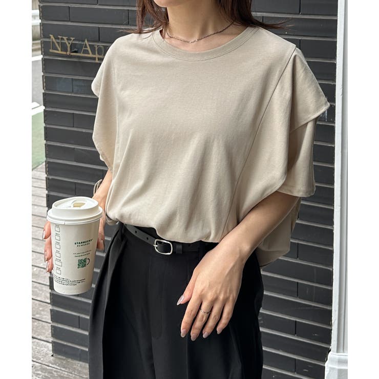 ラッフルショルダーＴシャツ | RANAN | 詳細画像32 