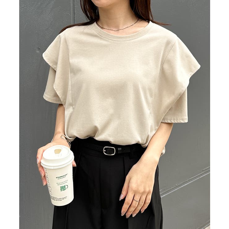 ラッフルショルダーＴシャツ | RANAN | 詳細画像33 