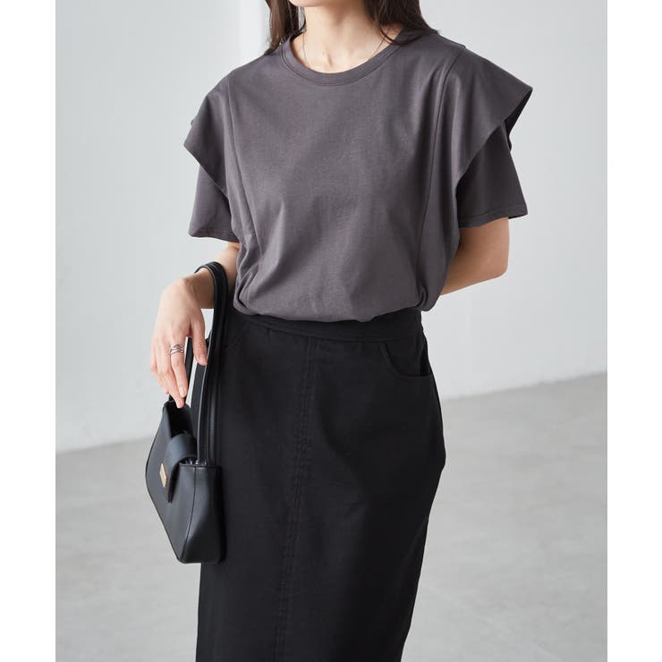 ラッフルショルダーＴシャツ | RANAN | 詳細画像9 