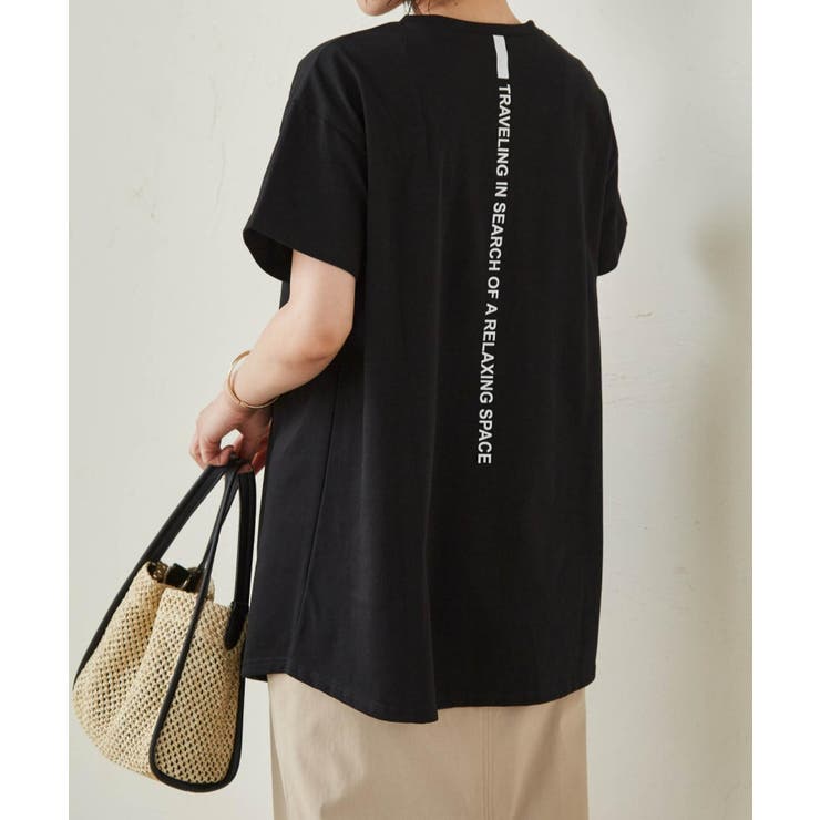 ロゴプリントアシメチュニックＴシャツ | RANAN | 詳細画像9 