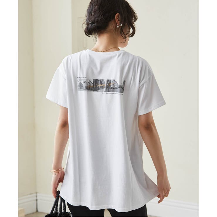 ロゴプリントアシメチュニックＴシャツ | RANAN | 詳細画像11 
