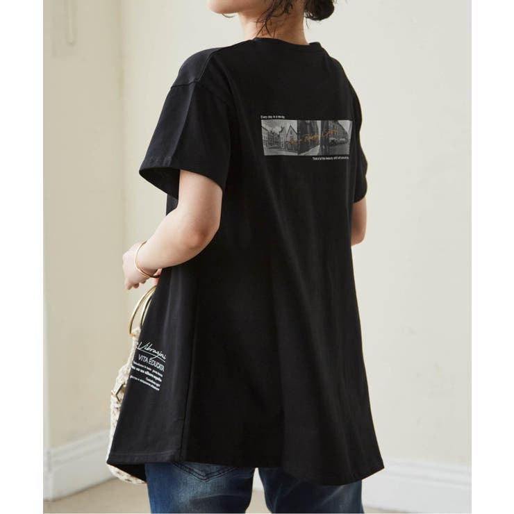ロゴプリントアシメチュニックＴシャツ | RANAN | 詳細画像16 