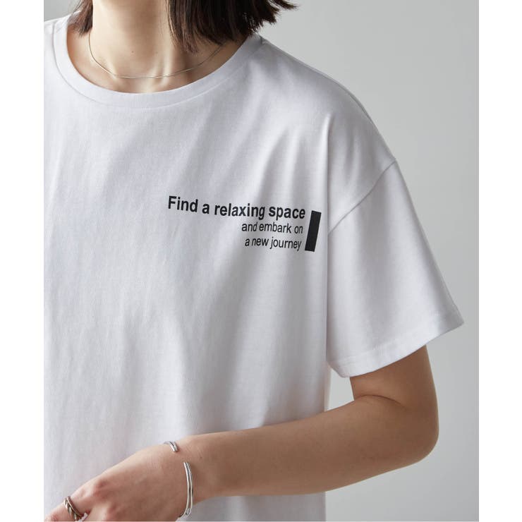 ロゴプリントアシメチュニックＴシャツ | RANAN | 詳細画像5 