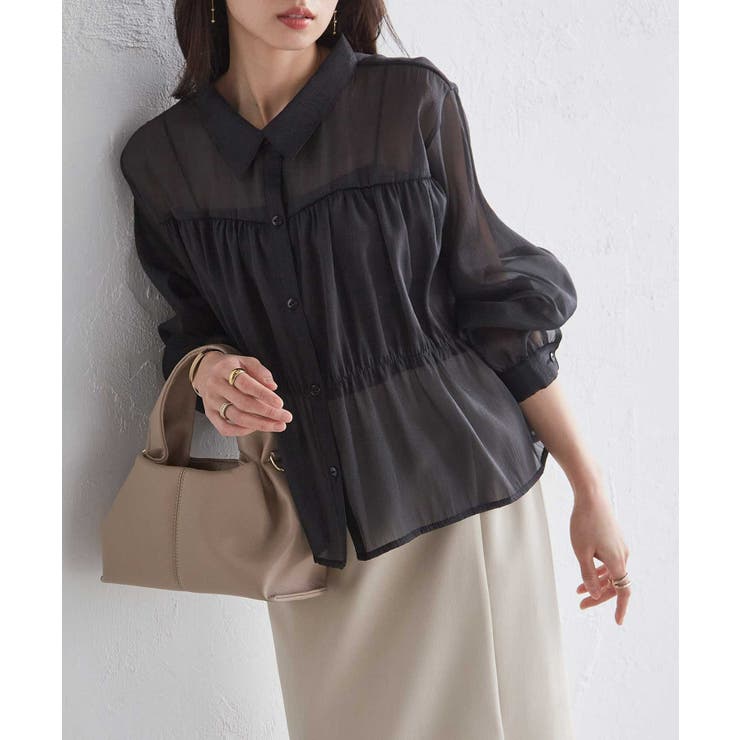 シャーリングシアーショートシャツ | RANAN | 詳細画像12 