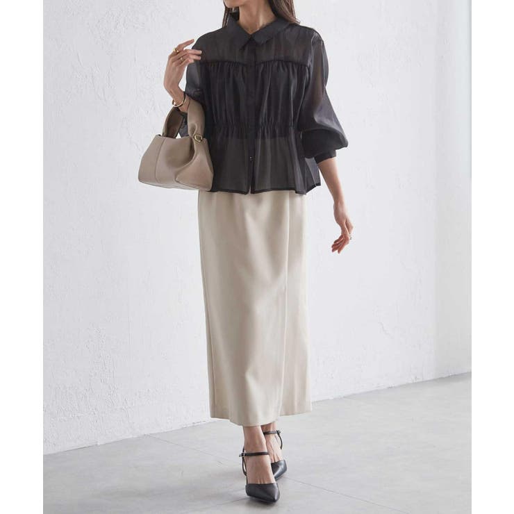 シャーリングシアーショートシャツ | RANAN | 詳細画像14 