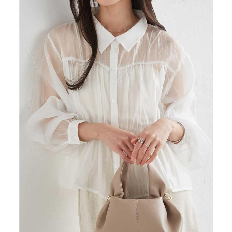 シャーリングシアーショートシャツ | RANAN | 詳細画像17 