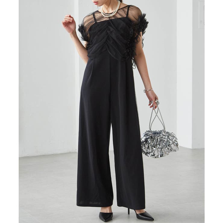 ブラック | マルチＷＡＹフリルチュールボレロセット | RANAN