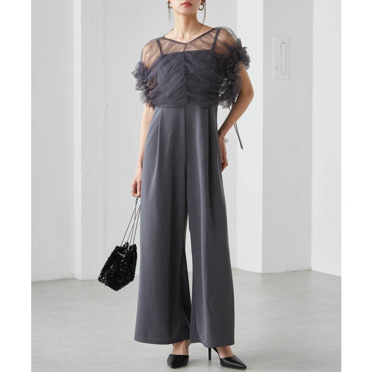 グレー | マルチＷＡＹフリルチュールボレロセット | RANAN