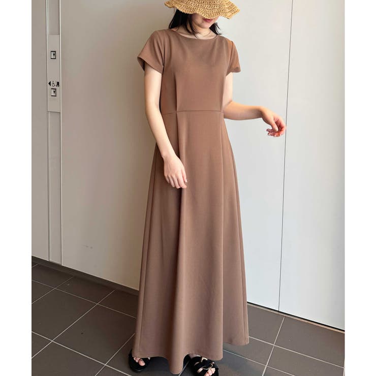 【M～LLサイズ展開】ウエストタックフレアワンピース | RANAN | 詳細画像9 