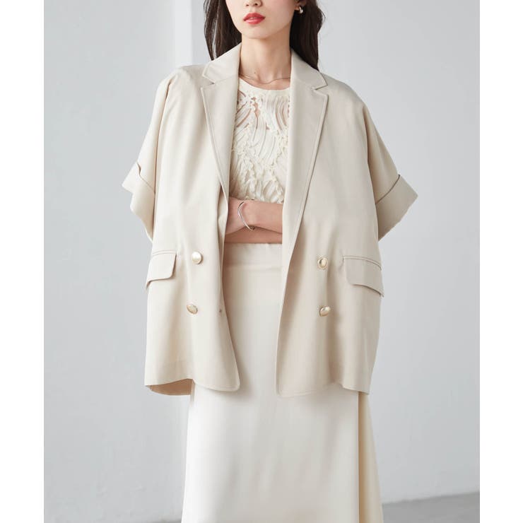 シアー刺しゅうベスト | RANAN | 詳細画像14 