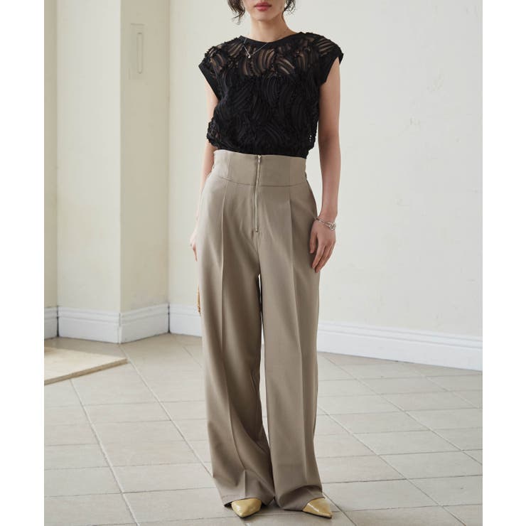 シアー刺しゅうベスト | RANAN | 詳細画像4 