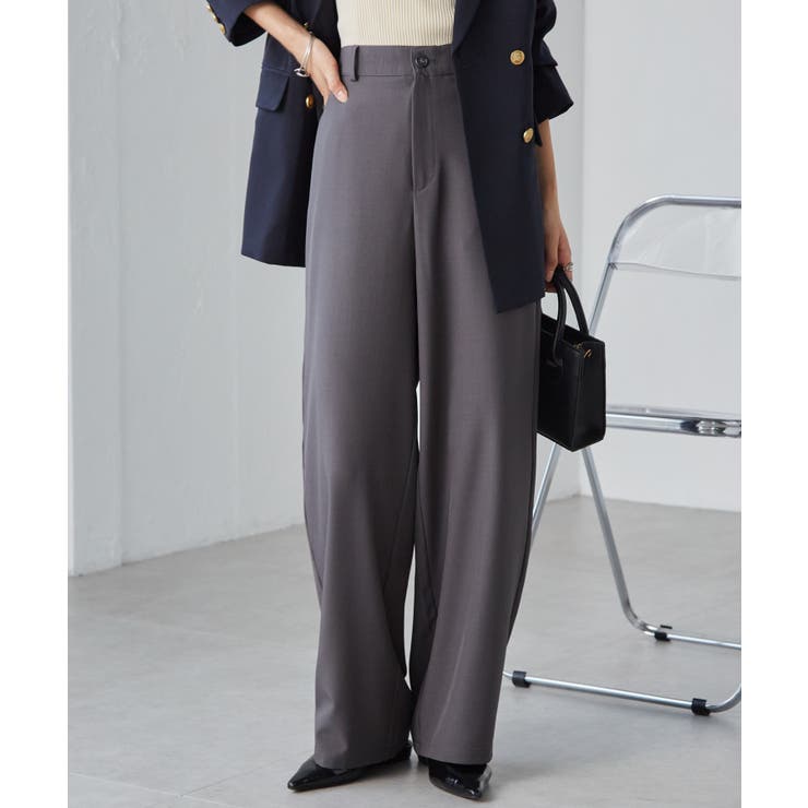 麻調素材カーブスラックス | RANAN | 詳細画像22 