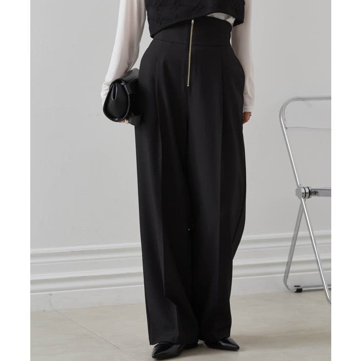 ハイウエストジップワイドパンツ | RANAN | 詳細画像14 