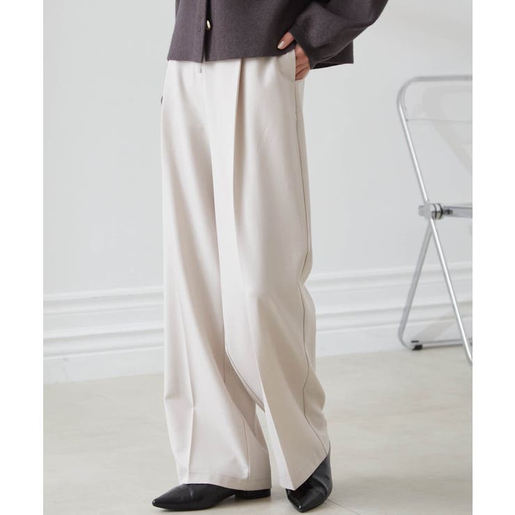 ハイウエストジップワイドパンツ | RANAN | 詳細画像23 