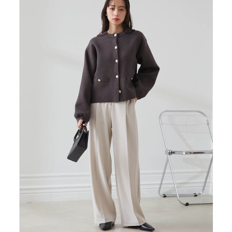 ハイウエストジップワイドパンツ | RANAN | 詳細画像25 