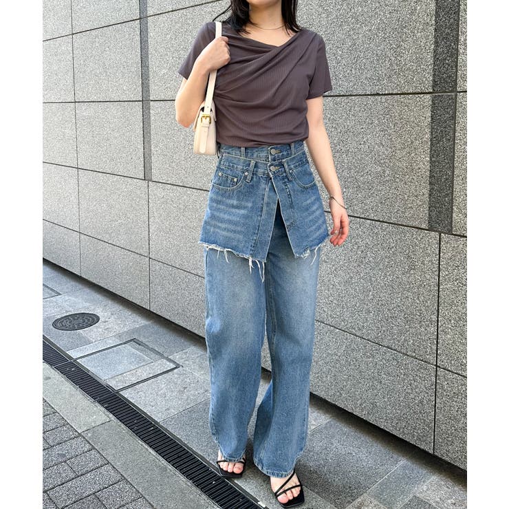 ドレープリブＴシャツ | RANAN | 詳細画像16 