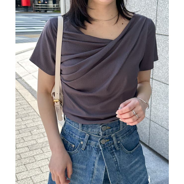 ドレープリブＴシャツ | RANAN | 詳細画像17 