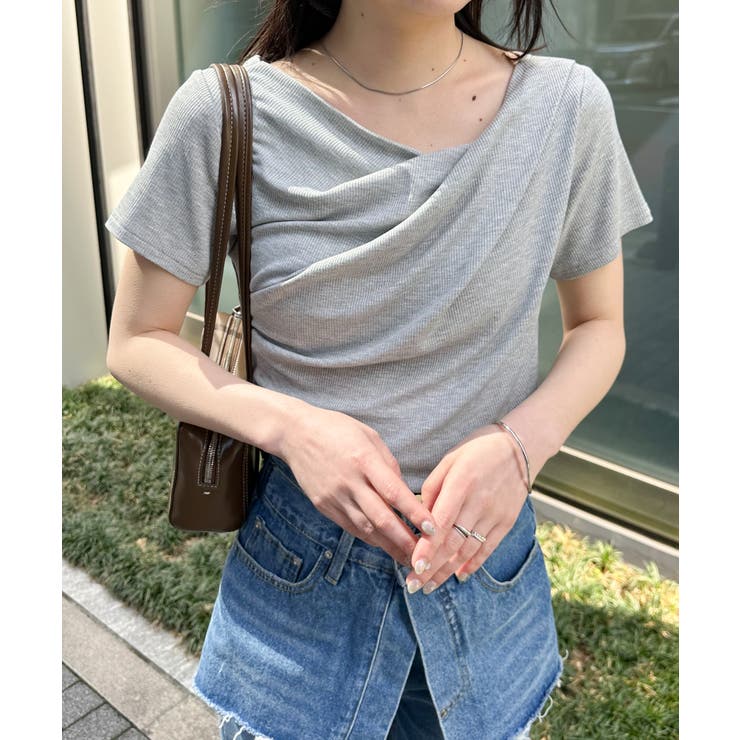 ドレープリブＴシャツ | RANAN | 詳細画像19 