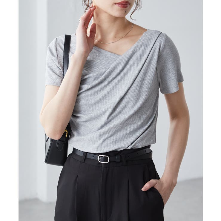 ドレープリブＴシャツ | RANAN | 詳細画像21 