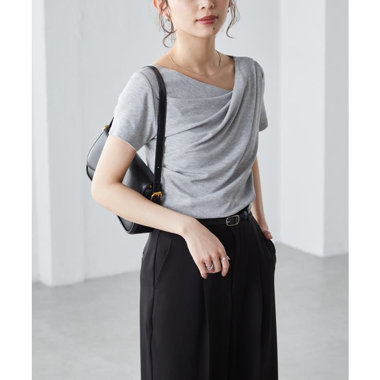 ドレープリブＴシャツ | RANAN | 詳細画像22 