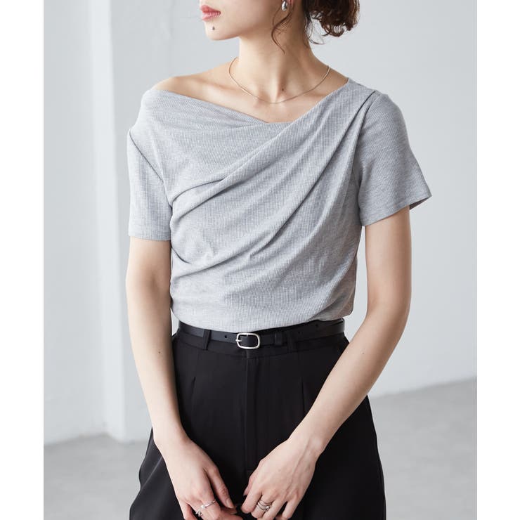 ドレープリブＴシャツ | RANAN | 詳細画像23 