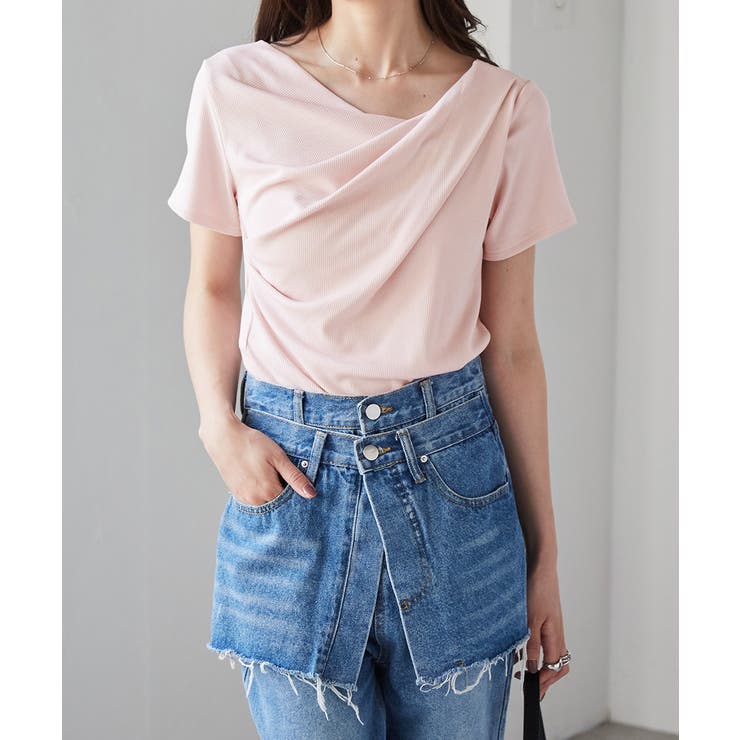 ドレープリブＴシャツ | RANAN | 詳細画像29 