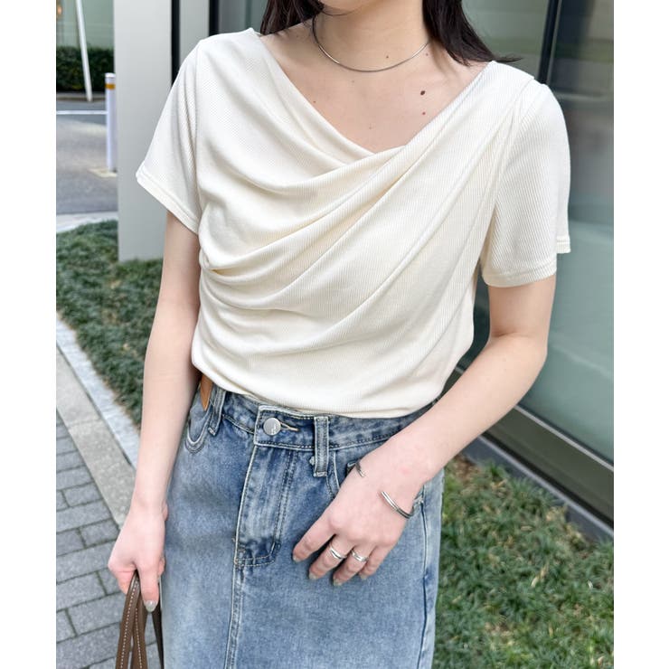ドレープリブＴシャツ | RANAN | 詳細画像32 