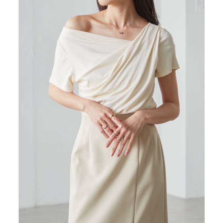 ドレープリブＴシャツ | RANAN | 詳細画像35 