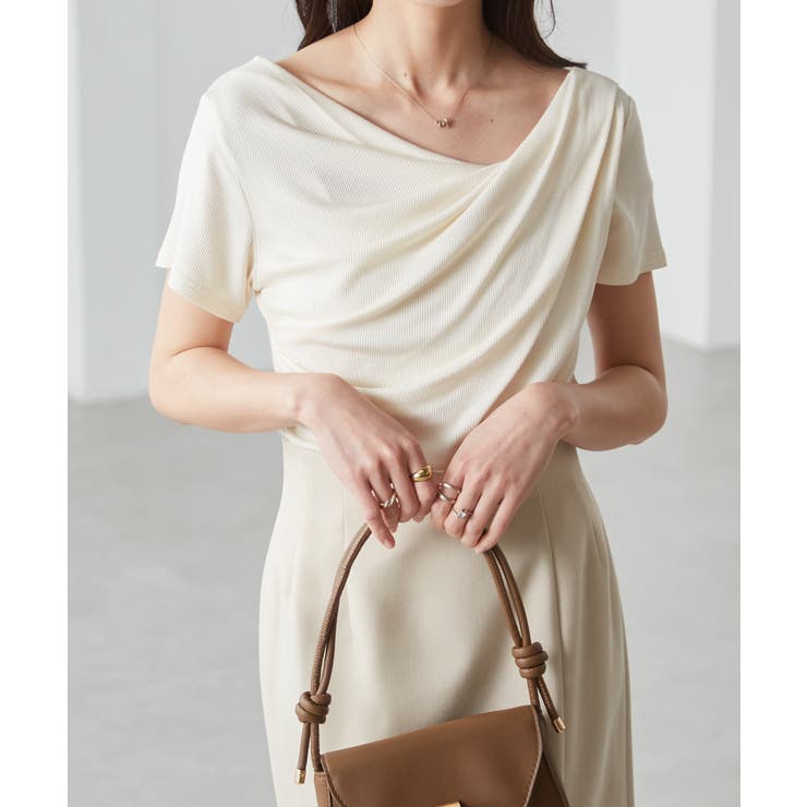 ドレープリブＴシャツ | RANAN | 詳細画像36 