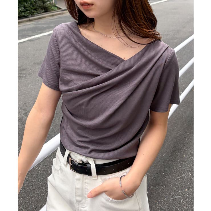 ドレープリブＴシャツ | RANAN | 詳細画像50 