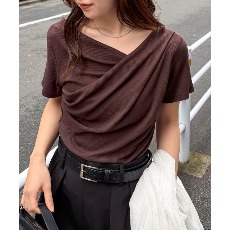ドレープリブＴシャツ | RANAN | 詳細画像60 